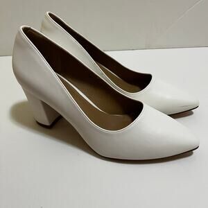 Idifu Classic White 3" Pumps Shoes 7.5